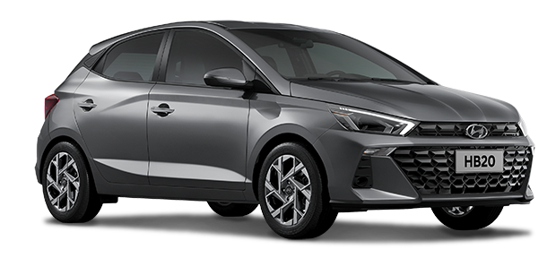 Novo HB20 2023 Cinza Silk